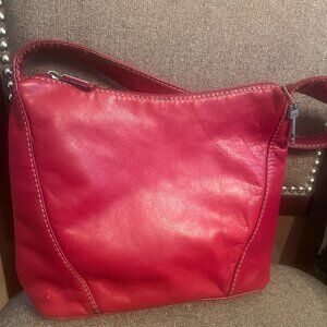 Fossil Red Leather Purse Bag #75082